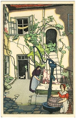  ️ Vintage Style Art Print by Franz Brantzky - 24x32  - RARE Reprint