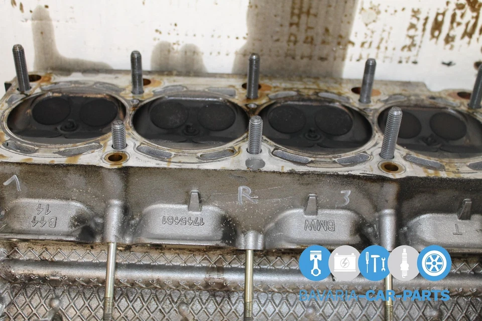 Original BMW  X5 E53 4,4i E39  Zylinderkopf Kopf 4,4 m62tu M62 1-4 1745458 - Bild 4 von 4