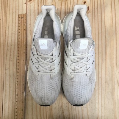 Adidas Shoes Womens 9.5 Triple White UltraBoost 4.0 Running Sneakers Lace  Up | eBay