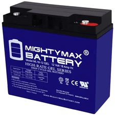 Mighty Max 12V 18AH GEL Battery Replacement for Jump N Carry JNC105