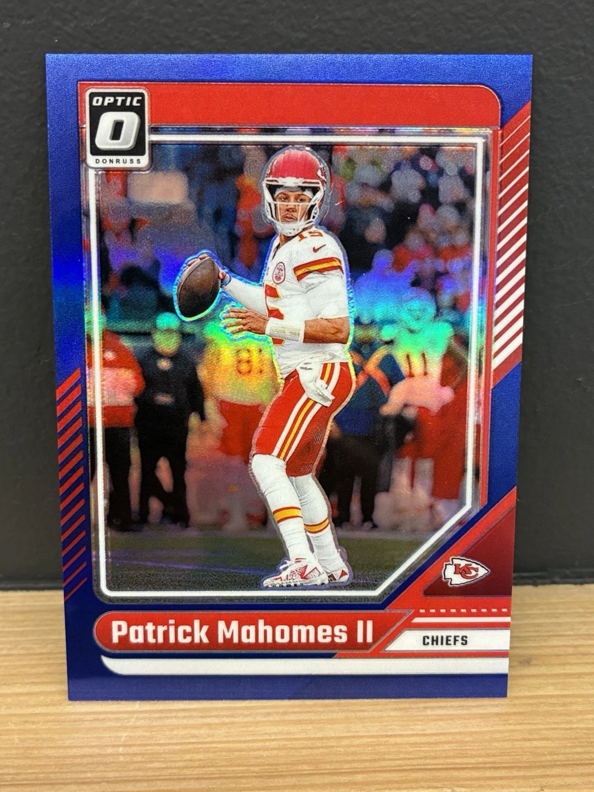 2024 Panini Donruss Optic - Patrick Mahomes II #94 Blue Prizm /199