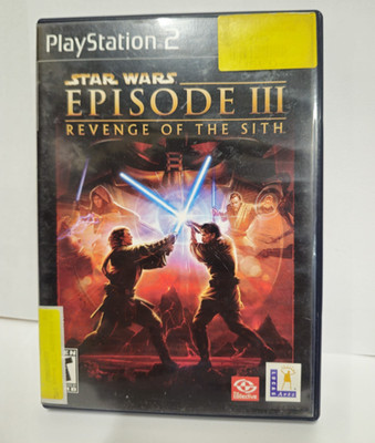 Sony PlayStation 2 PS2 Star Wars Episode III 3 Revenge of the Sith Game/Case