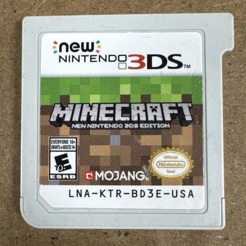 Minecraft Nintendo 3DS Authentic Cartridge Tested