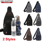 Men Women Sling Bag Chest Fanny Packs Cross Body Travel Sports Shoulder Backpack
