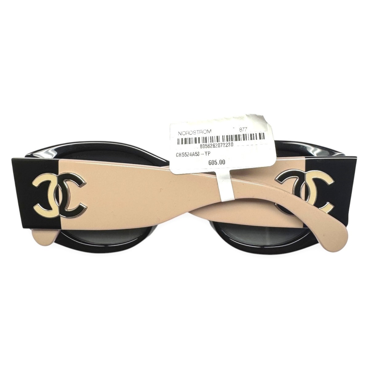 Chanel Sunglasses ch5524A 534/S8 Black Beige Polarized Gray