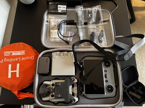 Mini 4 Pro Fly More Combo Plus Drone and RC 2 Remote Controller and more