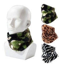 Winter Fleece Windproof Ski Face Mask Scarf for Cold Weather Neck Warmer Gaiter