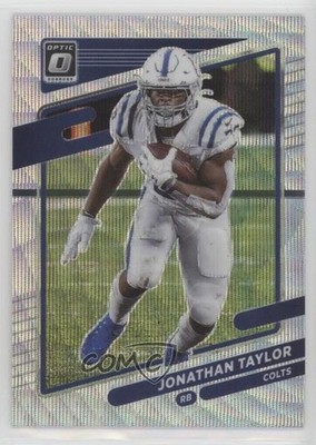 2021 Panini Donruss Optic Wave Prizm 127/299 Jonathan Taylor #110 13dr