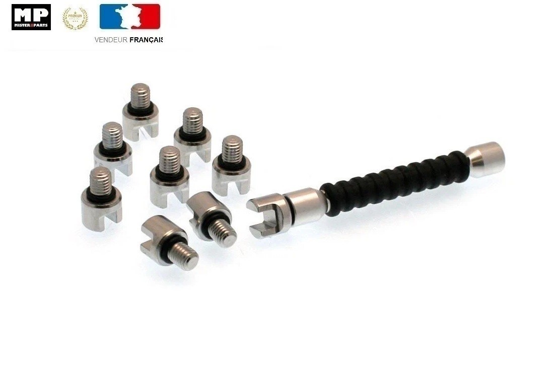 Clé à rayon de haute précision et ses 9 embouts calibrés en coffret rigide