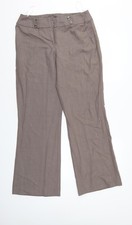 Womens UK Size 12 Debenhams Regular Fit Trousers