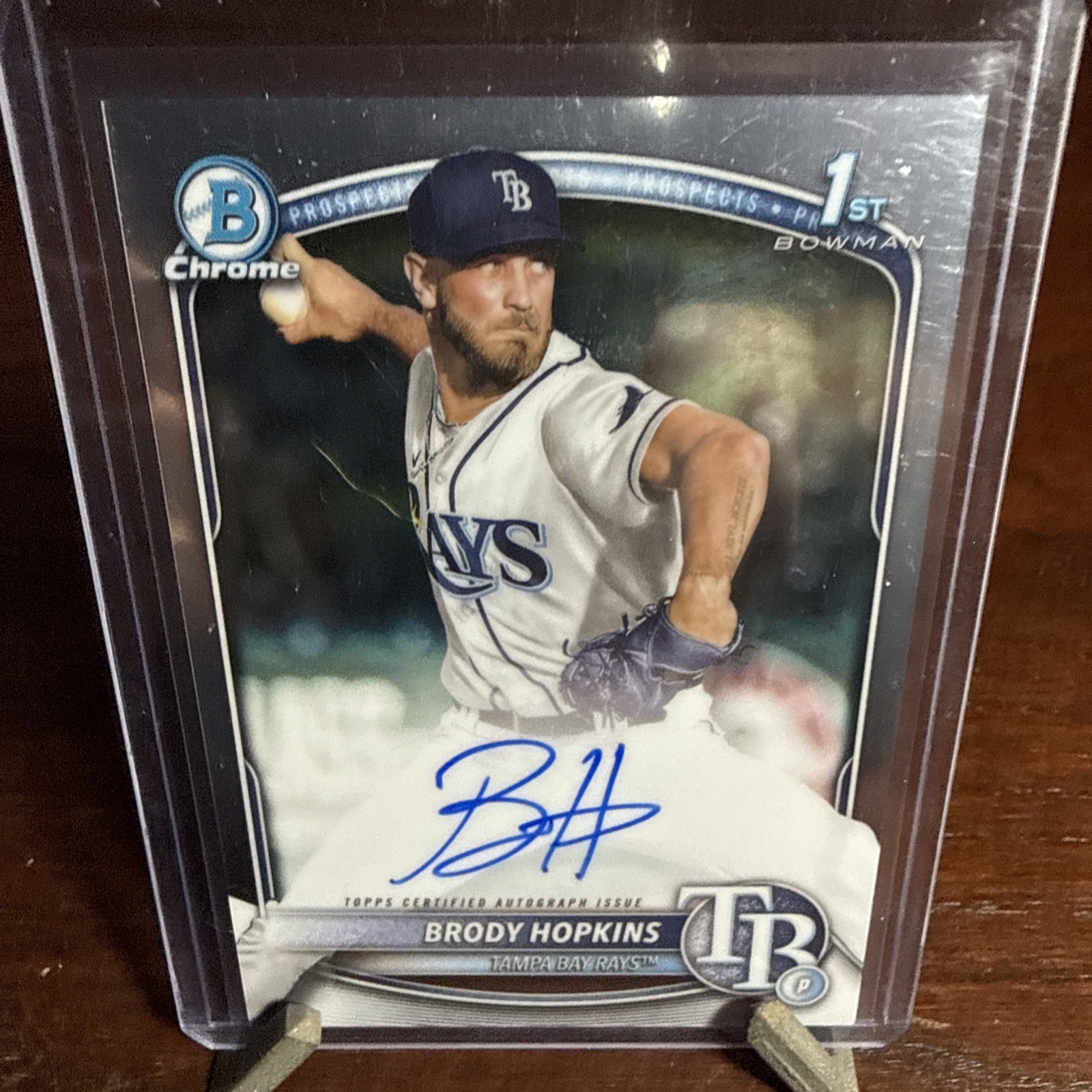 2025 Bowman - Chrome Prospect Autographs Brody Hopkins #CPA-BH (AU, RC)