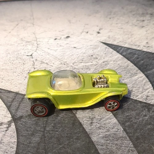 Hot Wheels Beatnik Bandit Redline Wheels 1968 Green Diecast Car