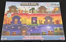 MINECRAFT 2022 Advent Calendar 24 Pieces Elements Pop Out & Play New Sealed