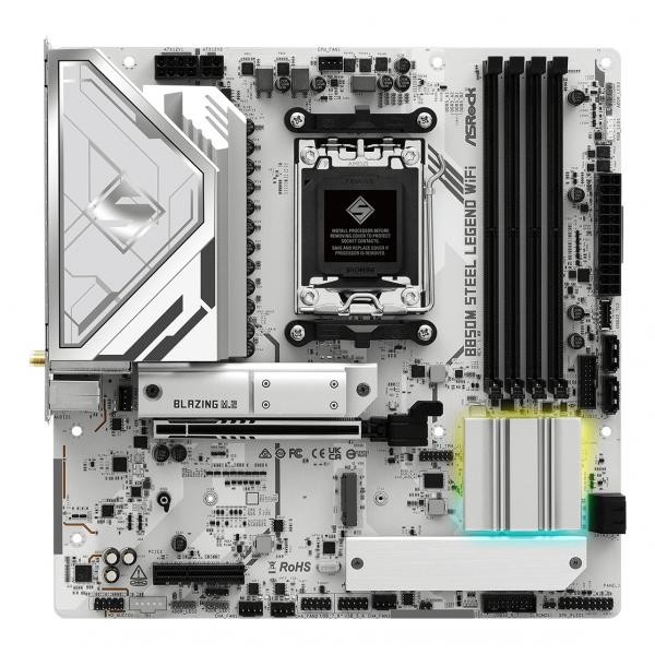 B850m steel legend wifi amd b850 socket am5 micro atx - Immagine 6