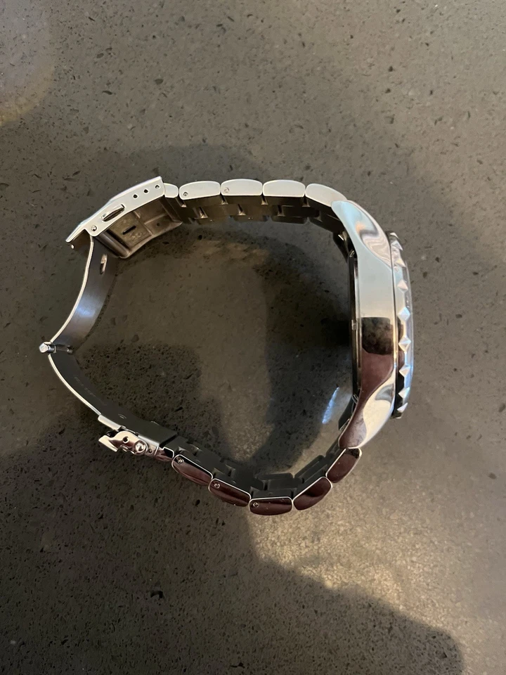 Swiss Precimax Chronograph Silver Men’s Watch Black Dial - Image 3 of 4