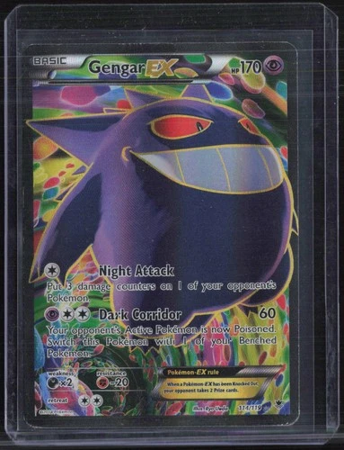 2014 Pokemon XY Phantom Forces #114 Gengar EX