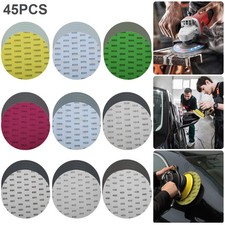 45pcs 6 Hook Loop Sandpaper 400-10000 Grit Sanding Disc For Orbital Sander