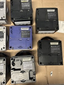 (11) Nintendo GameCube GC Systems Consoles LOT PARTS REPAIR BROKEN AS-IS
