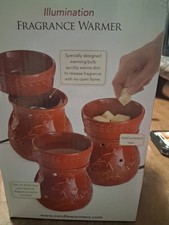 Candle Warmers Electric Ceramic Red Wax Melt Warmer Modern Decorative