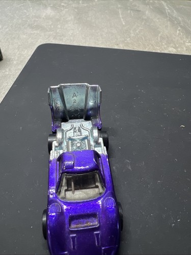 Hot Wheels Redline Ford J 1967 vintage - auto viola con interni marroni - Foto 7 di 8