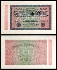 DEUTSCHLAND - ALLEMAGNE - 20000 mark - 1923 - P85a - aUNC / pr Neuf