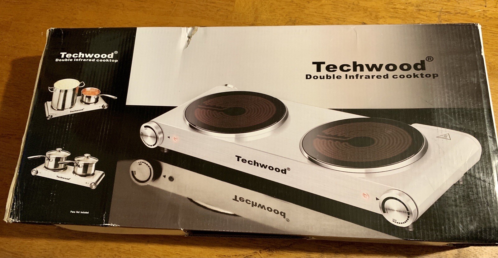 techwood hot plate electric double burner
