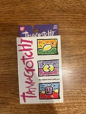 BANDAI Original 1997 Tamagotchi Virtual Pet, Green Yellow, In OG Box