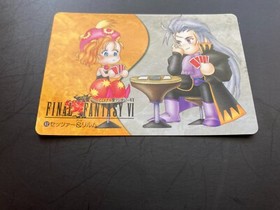 Final Fantasy 6 VI Card TCG Japanese Japan PS Games Famicom DS 1995 Bandai a