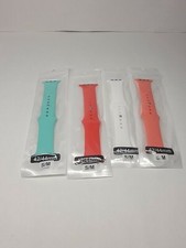 4 Pack- Silicone Band Strap for Apple Watch Series 1/2/3/4/5/6  42mm/44mm  S/M