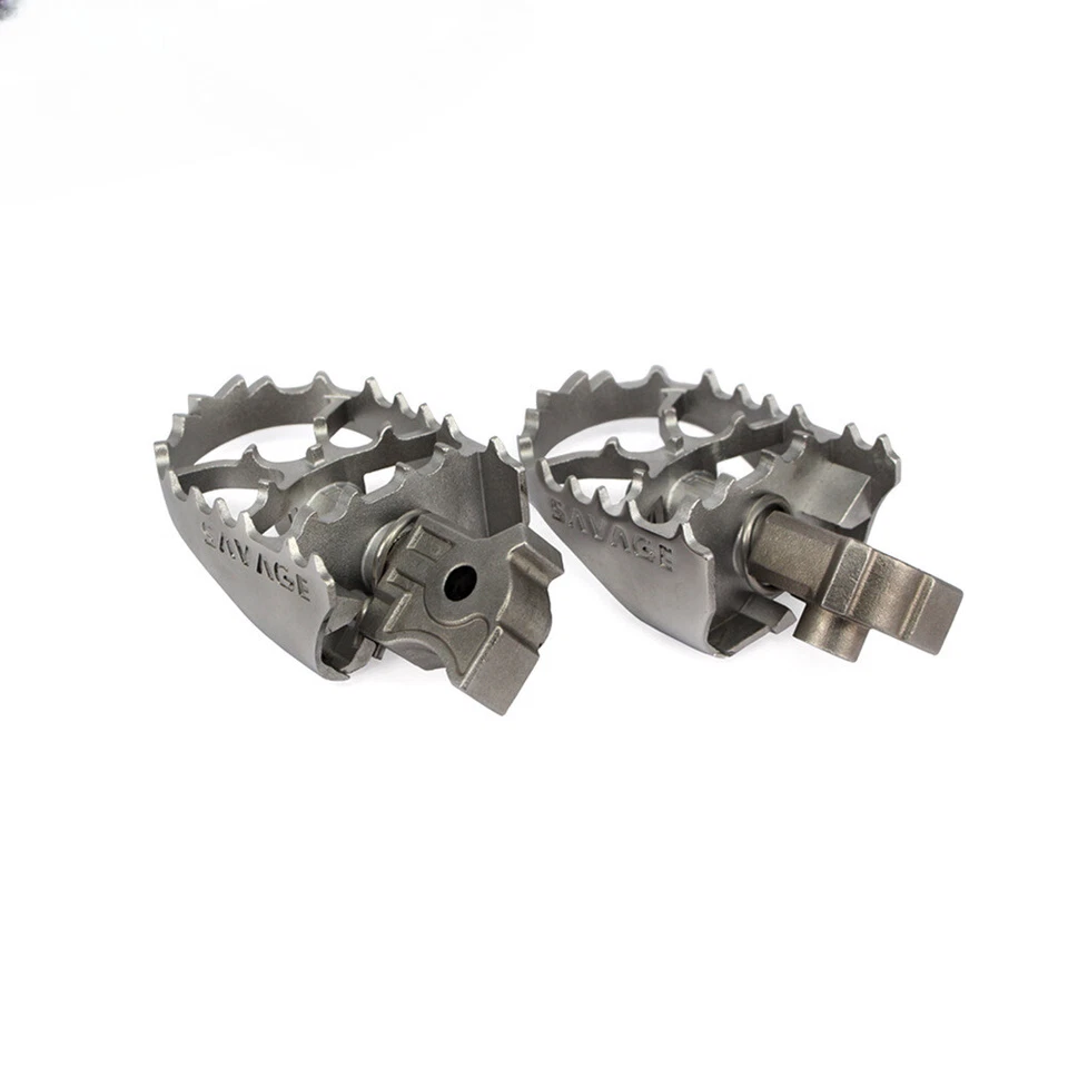 Reposapiés anchos delanteros para BMW R1200GS 2014-2018 F650GS 2000-2012 Foto 2 de 4