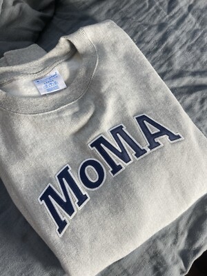 crewneck sweatshirt champion reverse weave x moma museum of modern art new york