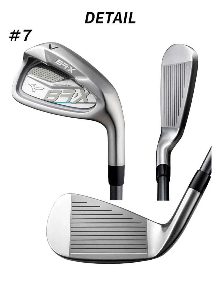 MIZUNO BR-X ironset 6-9 Pw Gw Sw 7pic RH br-x graphite shaft Flex S New - Image 3 of 4