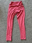 LuLaRoe Solid Color Coral Buttery Soft Leggings Size Tween — photo 7
