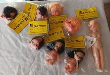 Vintage Yaley Doll Parts Heads & Full Body Dolls Lot Of 8 FREE SHIPPING 