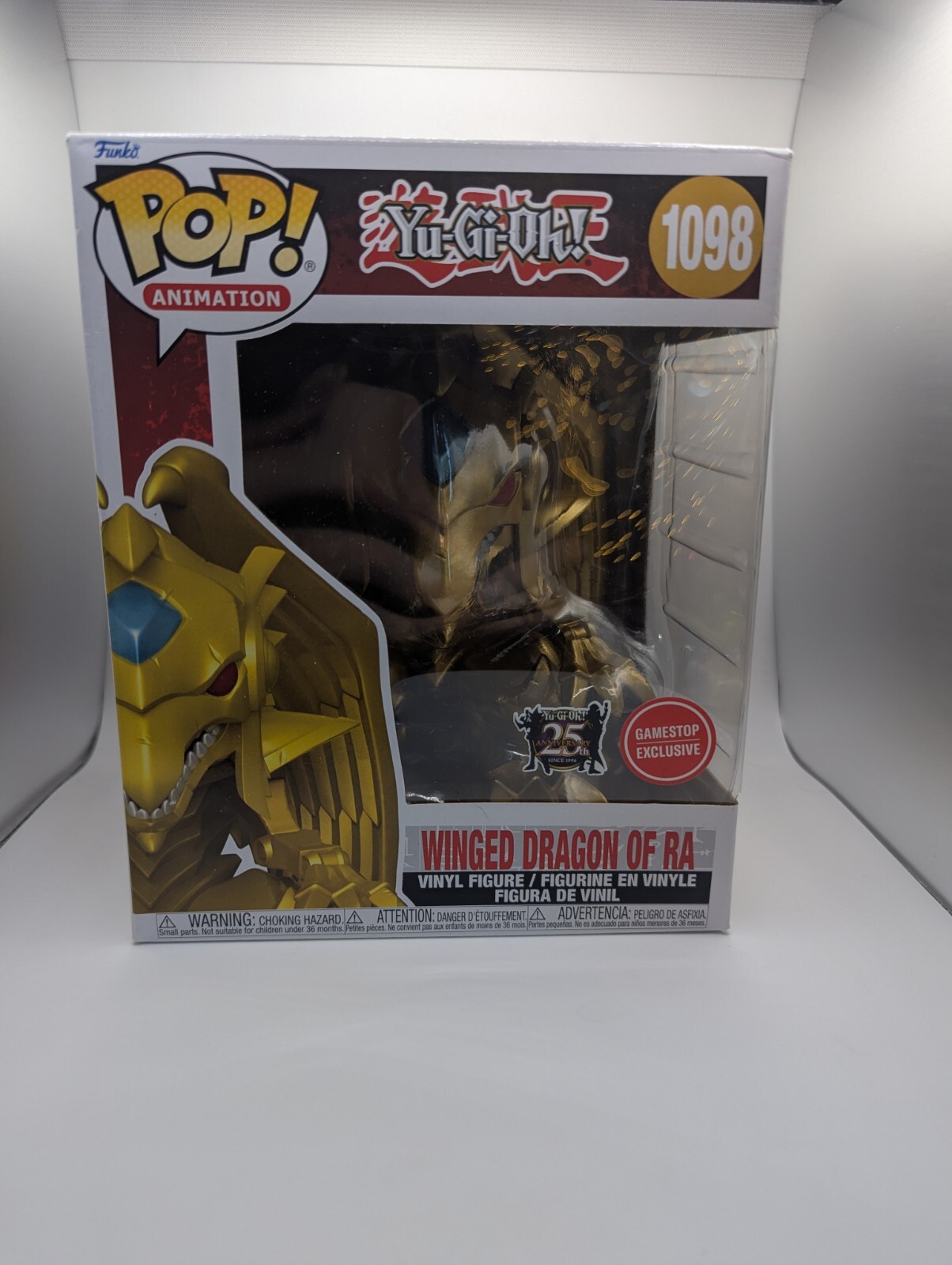 Funko Pop Yu-Gi-Oh Winged Dragon Of Ra #1098 GameStop Exclusive Vinyl Figure