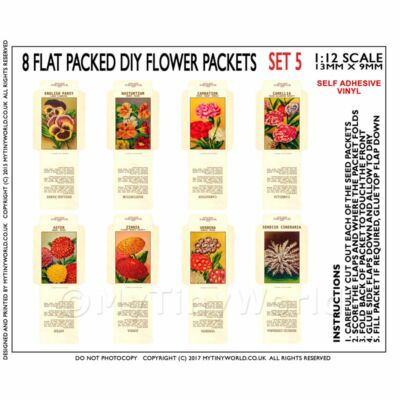 Casa Delle Bambole Miniatura Imballaggio Foglio Di 6 Shreddies