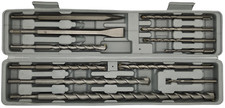 SDS Plus 12tlg Profi Set 5-22mm Bohrer HM Spitze, Mei&szlig;el Flachmei&szlig;el Spitzmei&szlig;el