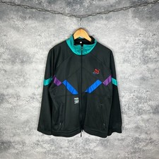 Men  s Vintage Puma International Track Jacket Multicolor Polyester Size 6