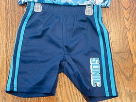 🔥 Sonic The Hedgehog Boys Hoodie T Shirt Shorts Set Outfit Costume Sega Sz 5