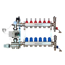 Wilo Festwertregelset With Heating Manifold 6 Fold Underfloor Pump Assembly