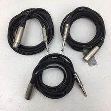 1lb of Live Wire Shielded Audio Interconnect Cables 3 total cables