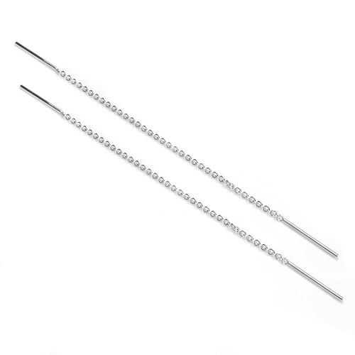 Long 925 Sterling Silver Spiga Chain 