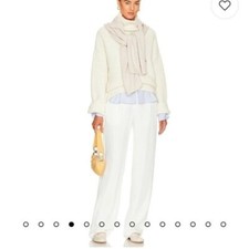 Amanda Uprichard Wallce Pants in Ivory