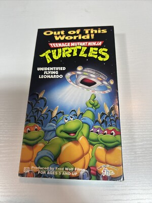 レオナルドダビンチ　VHS No T2 Teenage Mutant Ninja Turtles Out Of This World! Unidentified