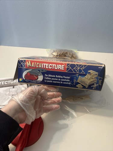 Matchitecture - Bulldozer Wooden Matchstick Model Kit - Picture 11 of 11