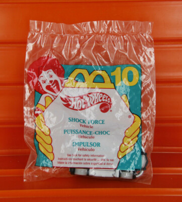 Hot Wheels - 1995 - SHOCK FORCE - McDonald's Polybag #10 Happy Meal