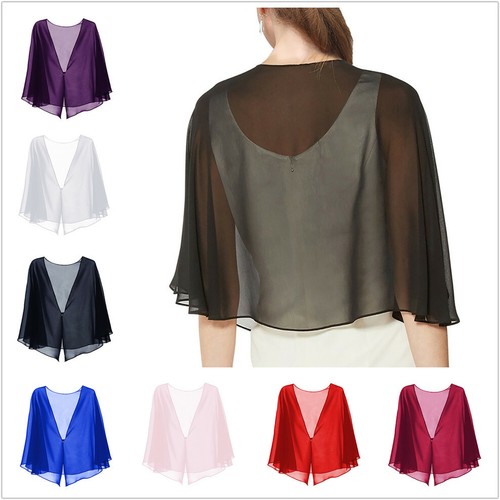 Shawl Wrap Chiffon Cape for Women 