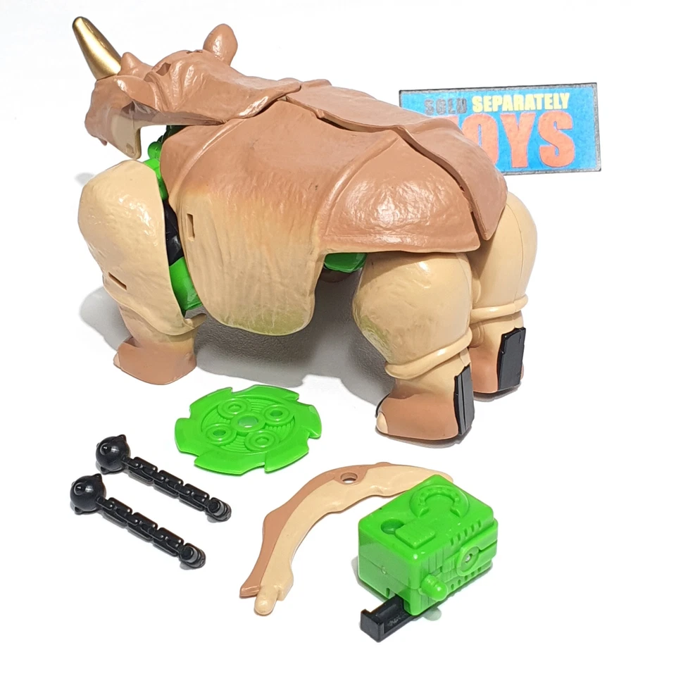 De Colección Transformers Beast Wars RHINOX Clase Deluxe 100% Completa Espada Maza Hoja Foto 3 de 4