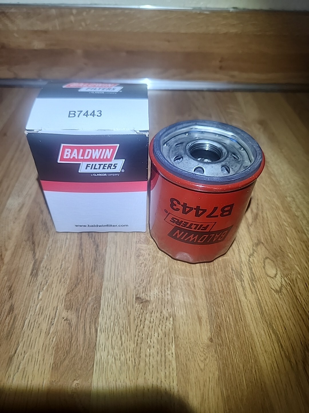 BALDWIN FILTERS B7443 Spin-On,M22 x 1.5mm Thread ,3-1/2" L 4ZJJ4