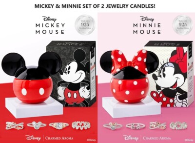Charmed Aroma Disney Mickey & Minnie Mouse Candles Set 925